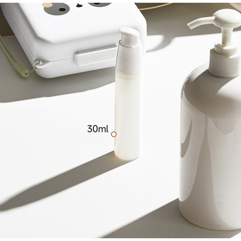 Set 7 piese de spalat/uscat biberoane, portabil, peri de silicon, pentru tetine, suzete, biberoane, paie, cutie inclusa, 16.8 x 12 x 5 cm, model catel, albastru [4]