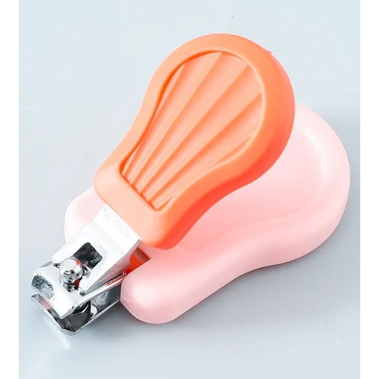 Set ingrijire unghii pentru bebelusi, cutie de depozitare in forma de ursulet, 10 x 9.5 cm, roz [4]