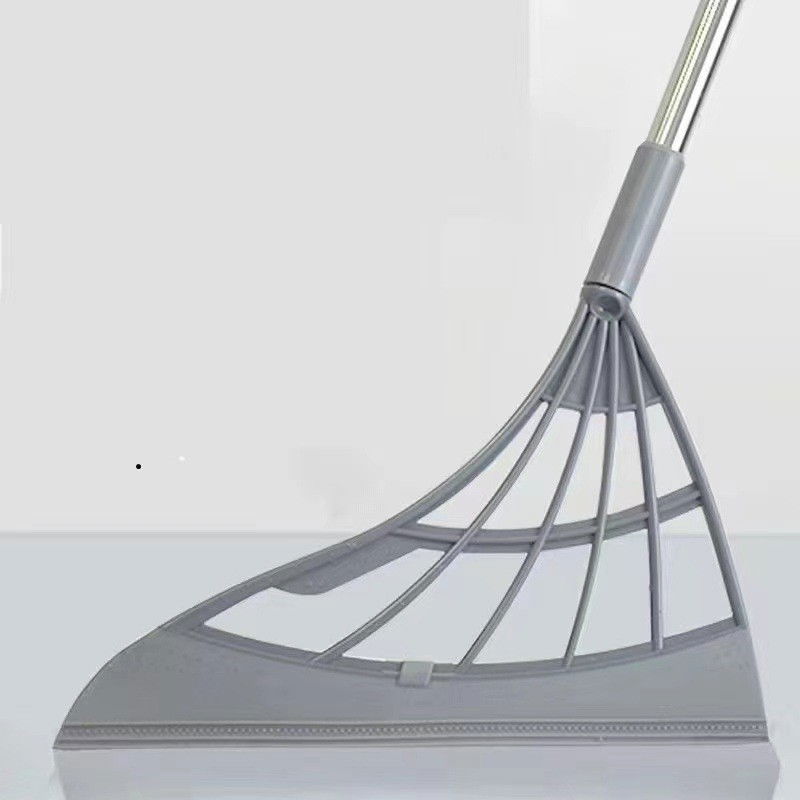 Set matura, faras cu coada si matura silicon, pentru uz casnic, plastic/otel, gri, 90 x 72 x 100 cm [2]