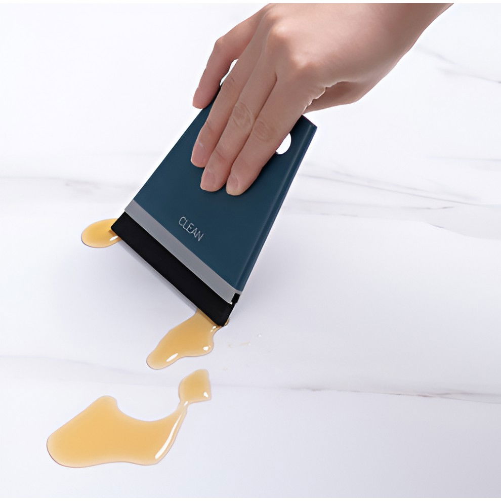 Set mini matura si faras, uz casnic, doua perii, pentru birou, bucatarie, casa, 19.5x13.8x3.6 cm, albastru [5]