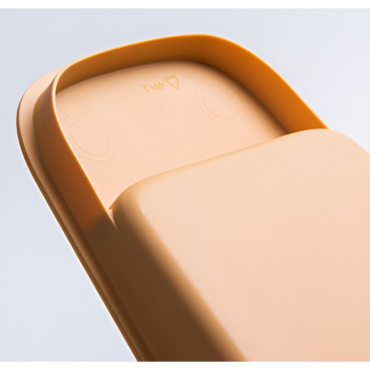 Set mini matura si faras, uz casnic, doua perii, pentru birou, bucatarie, casa, 19.5x13.8x3.6 cm, galben [3]