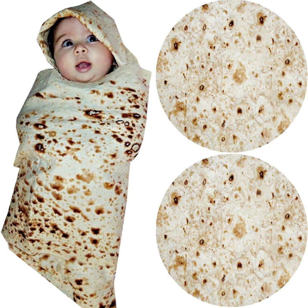 Set patura flanel si caciula  forma lipie, pentru nou-nascuti, material poliester, 85 cm, crem [4]