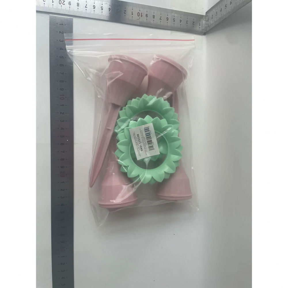 Set picuratoare cu valva pentru irigare design floare, viteza reglabila, fixare prin infigere, practic, 16.8 x 9 cm, roz [12]