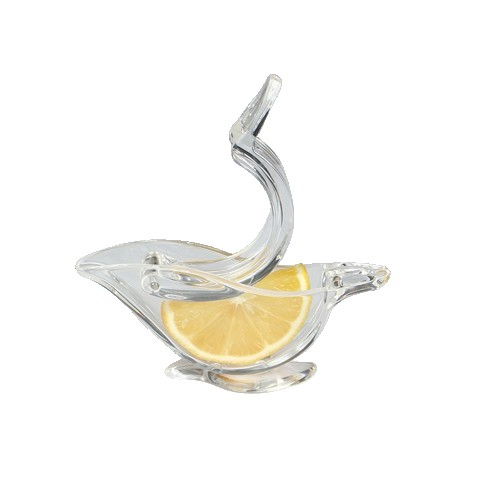 Storcator de citrice manual, rezistente, usor de folosit si depozitat, durabil, calitativ, 12x5cm, model pasare, transparent [1]