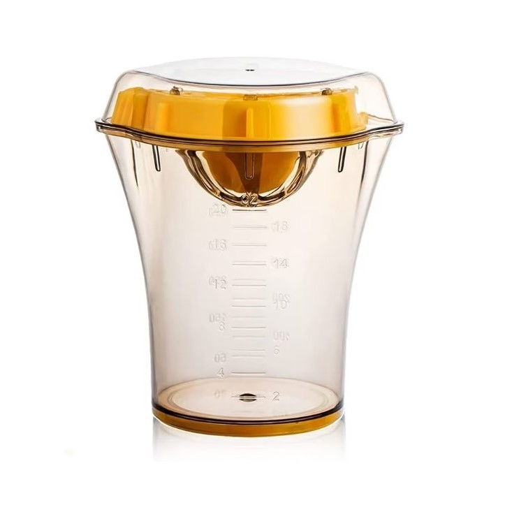 Storcator manual citricie  cu recipient de 600 ml, 15x8.5x13.5 cm, material abs, transparent [11]