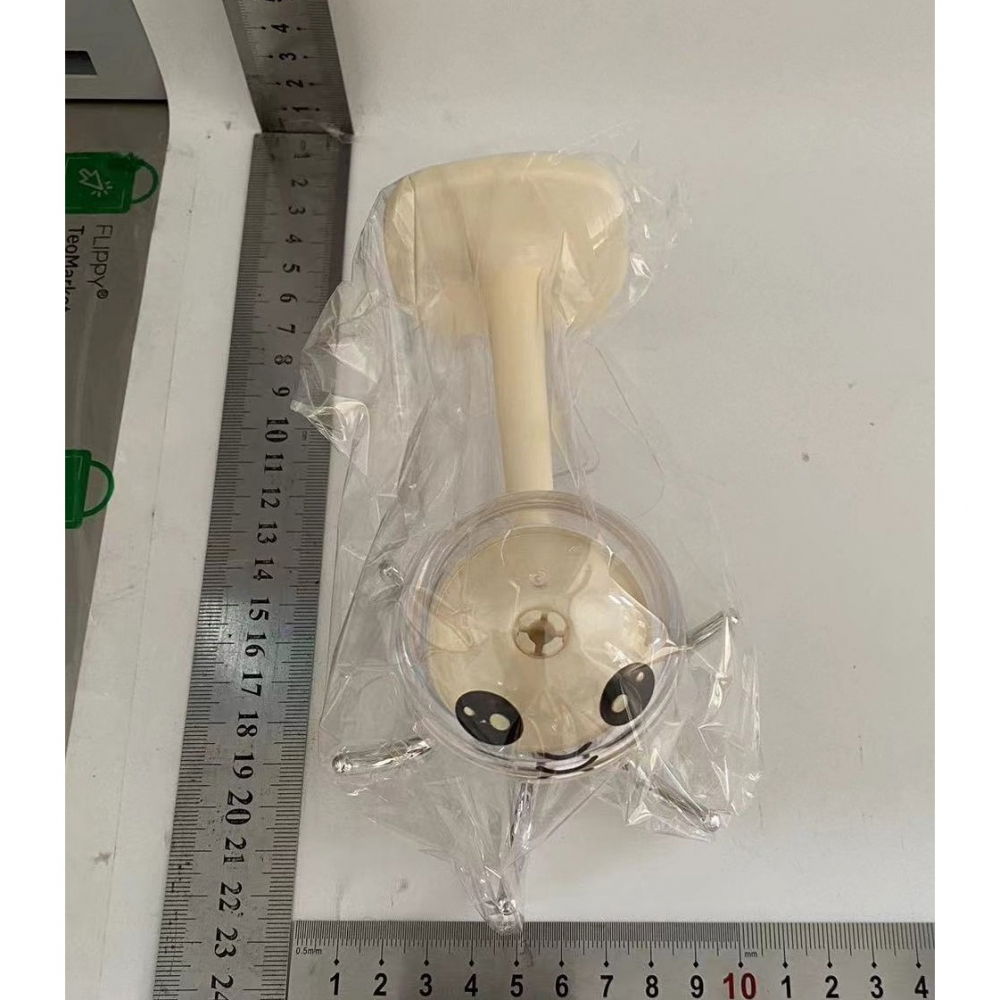 Suport cuier pentru perete, model caracatita, adeziv, 10 x 8.5 cm, 6 brate, crem [2]