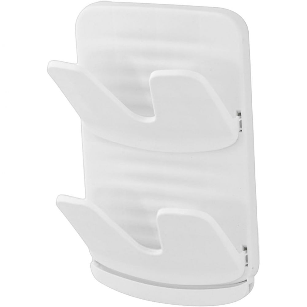 Suport de bucatarie, pentru capace/tocatoare, din plastic, colectare apa scursa, montare fara perfoarare, 33.3 x 20.7 x 3.5 cm, alb [2]