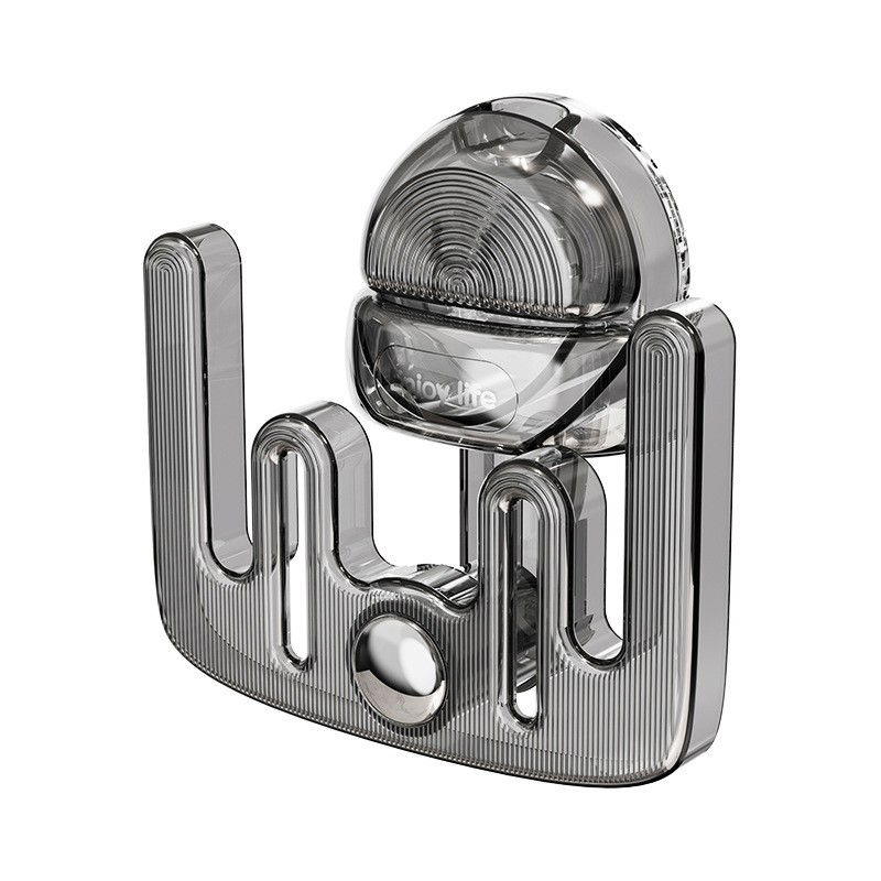 Suport pentru incaltamintea de casa, fara perforare, montare pe perete, prindere adeziva, 11.6x11x4.8cm, gri transparent [1]