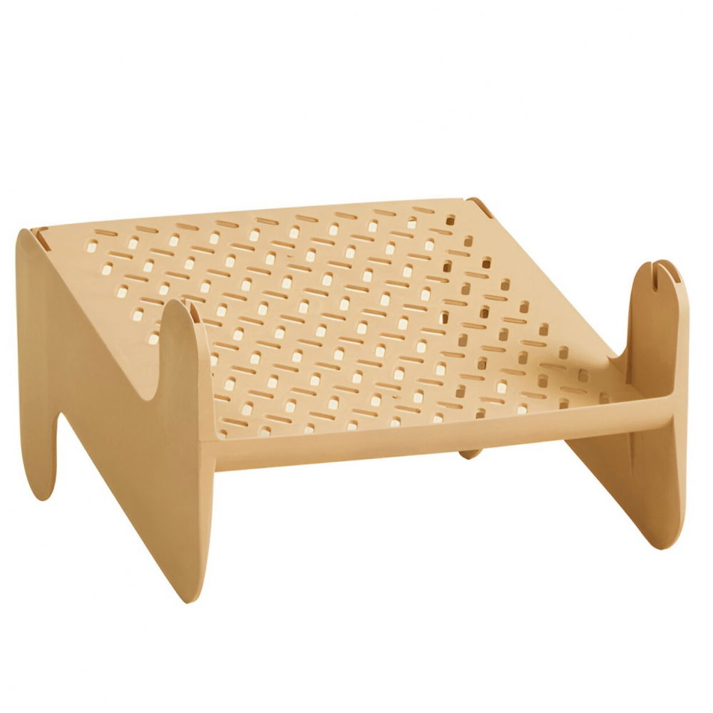 Suport pentru pantofi, cu doua straturi, organizator, antiderapant și durabil, 26x24.8x16 cm, maro [1]