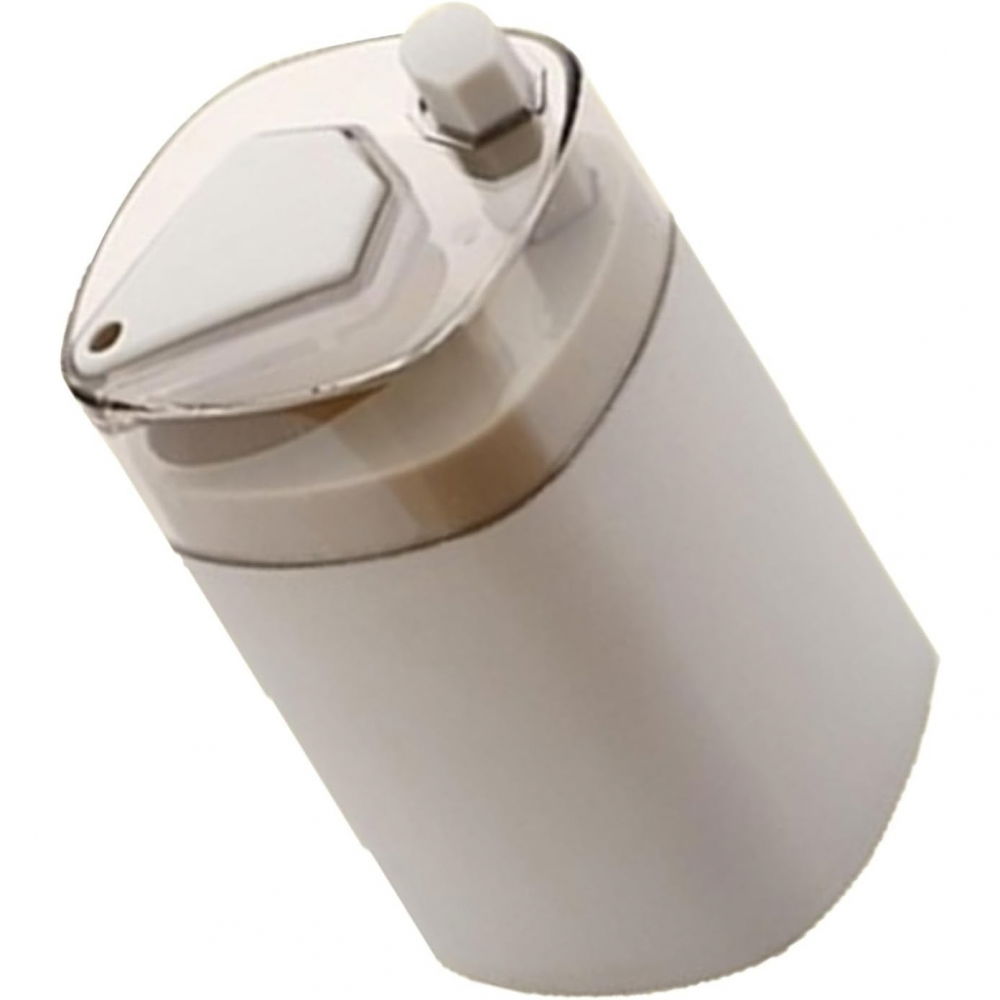 Suport scobitori, automat, cu buton si capac, din pp, 9.5x6 cm, gri [2]