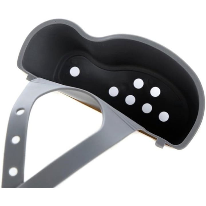 Suport scurgere pentru burete si laveta de vase bucatarie, albastru, curea reglabila, plastic flexibil, 15x 5x 21cm [4]