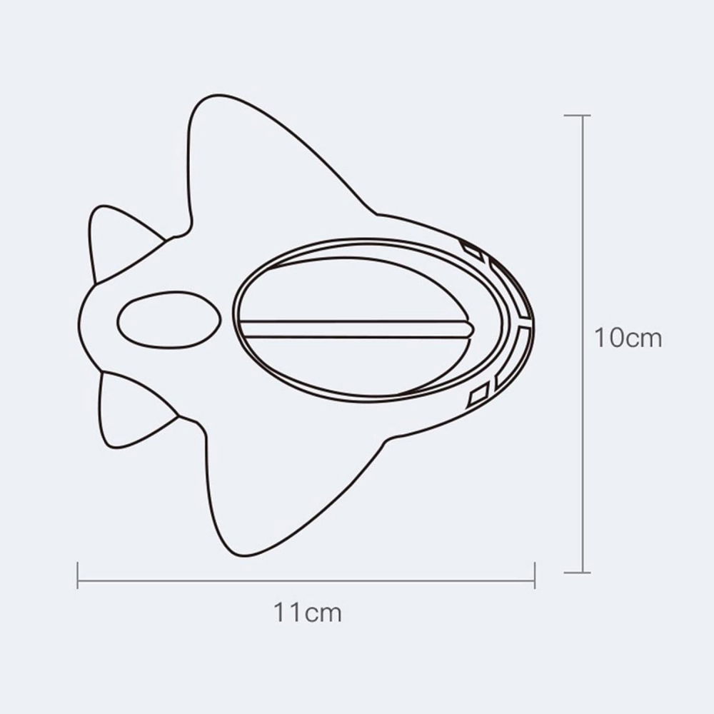 Termometru pentru baie, plutitor, rezistent la apa, multifunctional, model avion, 11x10x4 cm, roz [5]