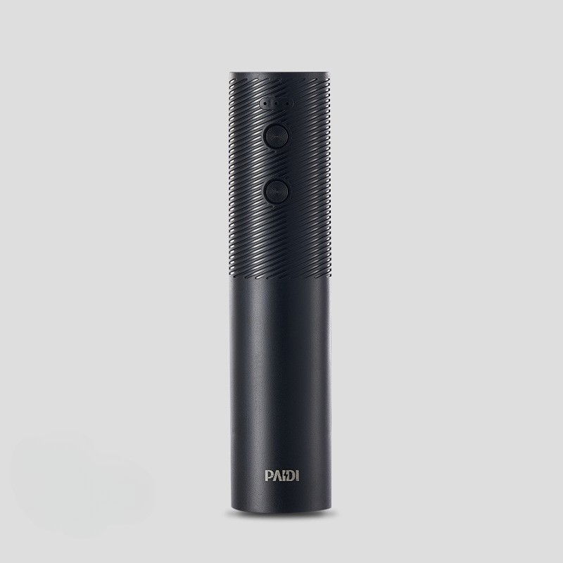 Tirbuson electric, deschizator sticle de vin, incarcare usb, 20 x 4.6 cm, negru [4]