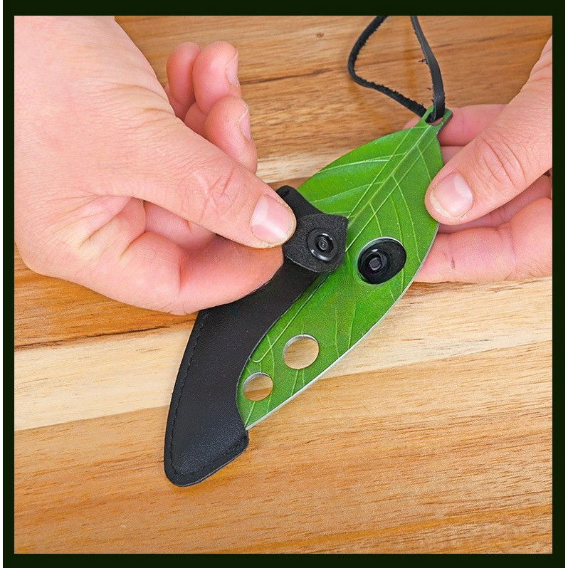 Tocator manual pentru ierburi  instrument de curatat frunze, tocator, margini ascutie, 9 gauri de diferite dimensiuni, multifunctional, material otel inoxidabil, rezistent la rugina, 14 x 5.5 cm, verde [4]