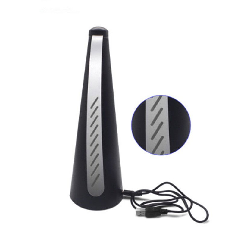 Ventilator exterior, repelent pentru muste/tantari, cablu usb, slot baterii, 9 x 9 x 20 cm, negru [7]