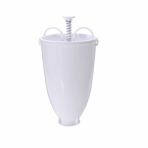 Accesoriu de bucatarie pentru gogosi, dozator pentru aluat, dispozitiv manual, forma de gogosi, pentru gatit, 18x10x10 cm, alb [8]