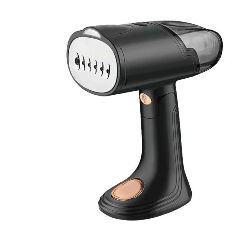 Accesorii ingrijire casa - Aparat de calcat vertical portabil cu abur, putere 1500w, rezervor detasabil de 138ml, priza, functie anti calcar si auto curatare, pliabil, cu perie, 20x10.5x8 cm, negru