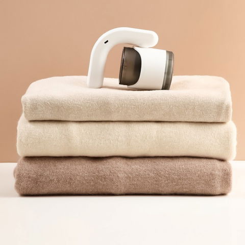 Aparat pentru curatat scame, par si praf, cu led, pentru diferite tipuri de material, cu lame din otel inoxidabil, compartiment de depozitare, maner reglabil, 11x10.5x8.7 cm, alb [14]