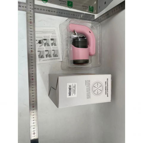 Aparat pentru curatat scame, par si praf, cu led, pentru diferite tipuri de material, cu lame din otel inoxidabil, compartiment de depozitare, maner reglabil, 11x10.5x8.7 cm, roz [1]