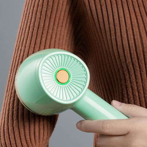 Aparat pentru curatat scame, par si praf, pentru diferite tipuri de material, cu lame din otel inoxidabil, incarcare prin usb type-c, cu perie de curatare, cablu usb si stick cu lipici incluse, verde, 220 x 86 mm [4]