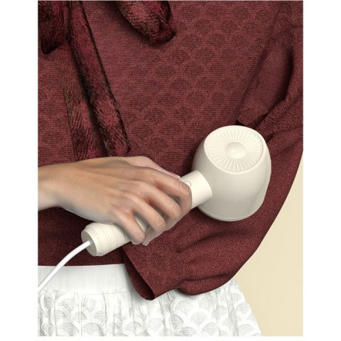 Aparat pentru curatat scame, par si praf, pentru diferite tipuri de material, cu lame din otel inoxidabil, incarcare prin usb type-c, cu perie de curatare, cablu usb si stick cu lipici incluse, alb, 220 x 86 mm [3]