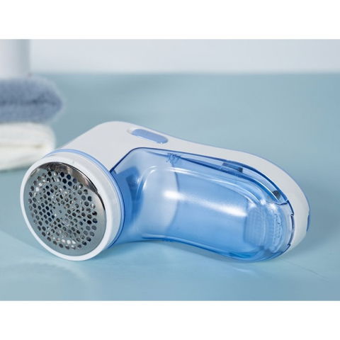 Aparat pentru curatat scame, par si praf, pentru diferite tipuri de material, cu lame din otel inoxidabil, incarcare prin usb type-c, cu perie de curatare si cablu usb incluse, albastru, 15 x 7 cm [7]