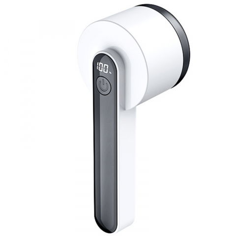 Perii si Aparate Scame - Aparat pentru curatat scame, par si praf, trimmer pentru diferite tipuri de material, cu lame din otel inoxidabil, maner ergonomic, incarcare prin usb, alb