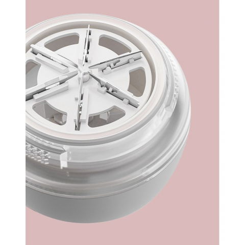 Aparat pentru curatat scame, par si praf, trimmer pentru diferite tipuri de material, cu lame din otel inoxidabil, maner flexibil, incarcare prin usb, 13x8 cm, alb [10]