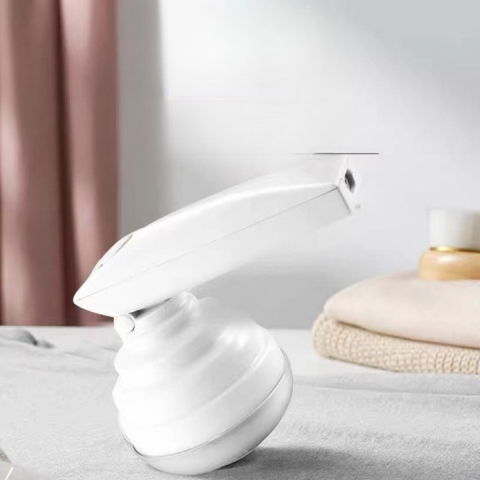 Aparat pentru curatat scame, par si praf, trimmer pentru diferite tipuri de material, cu lame din otel inoxidabil, maner flexibil, incarcare prin usb, 13x8 cm, alb [8]