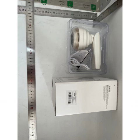 Aparat pentru curatat scame, par si praf, trimmer pentru diferite tipuri de material, cu lame din otel inoxidabil, maner flexibil, incarcare prin usb, 13x8 cm, alb [1]