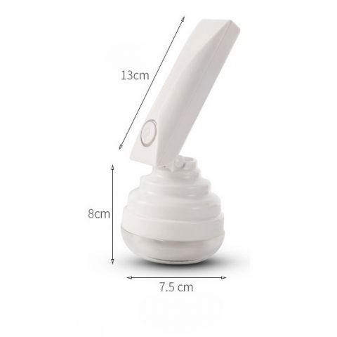 Aparat pentru curatat scame, par si praf, trimmer pentru diferite tipuri de material, cu lame din otel inoxidabil, maner flexibil, incarcare prin usb, 13x8 cm, alb [5]