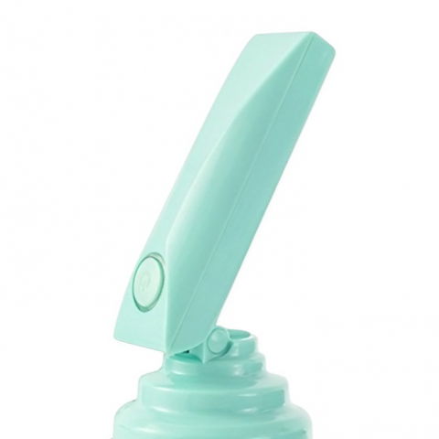 Aparat pentru curatat scame, par si praf, trimmer pentru diferite tipuri de material, cu lame din otel inoxidabil, maner flexibil, incarcare prin usb, 13x8 cm, verde [2]