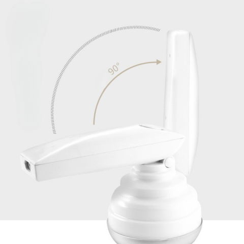 Aparat pentru curatat scame, par si praf, trimmer pentru diferite tipuri de material, cu lame din otel inoxidabil, maner flexibil, incarcare prin usb, 13x8 cm, alb [4]