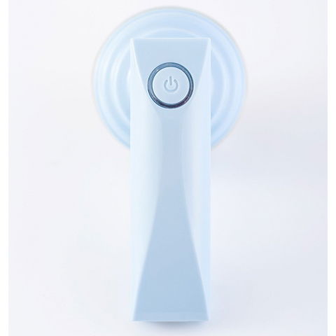 Aparat pentru curatat scame, par si praf, trimmer pentru diferite tipuri de material, cu lame din otel inoxidabil, maner flexibil, incarcare prin usb, 13x8 cm, albastru [8]