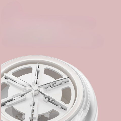 Aparat pentru curatat scame, par si praf, trimmer pentru diferite tipuri de material, cu lame din otel inoxidabil, maner flexibil, incarcare prin usb, 13x8 cm, alb [3]