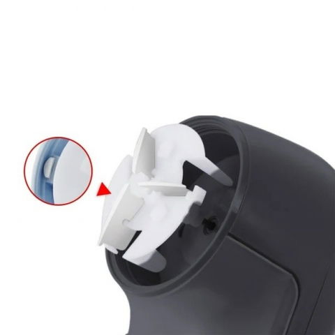 Aparat scame si par haine, electric, usb inclus, periuta curatare, pentru diferite tesaturi, 13 x 6.8 x 5.8 cm, negru [2]