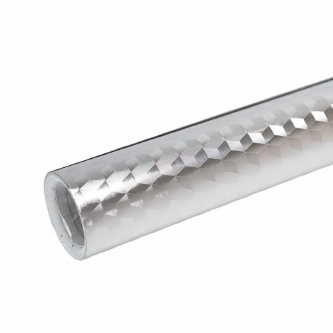 Accesorii ingrijire casa - Autocolant pentru bucătărie, tip folie de aluminiu, rezistent la ulei, umezeală, temperaturi inalte, pentru dulapuri, perete, blat, argintiu, 60cm x 1m