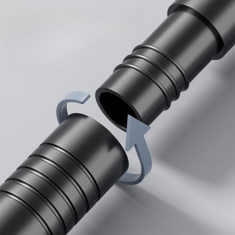 Bara telescopica multifunctionala, din otel inoxidabil si abs, utilizare universala, extensie 185 - 205 cm, fara perforare perete, gri [6]