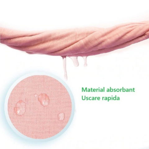 Baveta triunghiulara, din bumbac, pentru copii 0-12 luni, 33x32 cm, rezistenta la apa, roz [5]