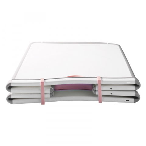 Cada pliabila pentru baie, din pp+tpe, pentru copii +6 luni, model ursulet, scaun de interior, detasabil, 82 x 50 x 54 cm, roz [2]