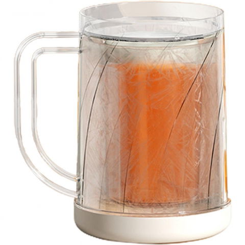 Cana frigorifica cu gheata, 14.2 x 10.4 x 14.7 cm, plastic, 800 ml, transparent [3]