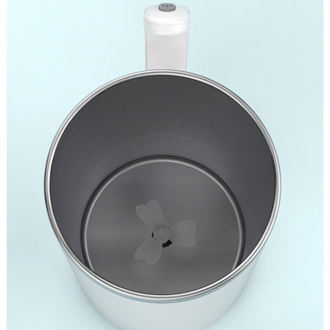 Cana portabila cu mixer incorporat, pe baterii, 380 ml, alb [2]