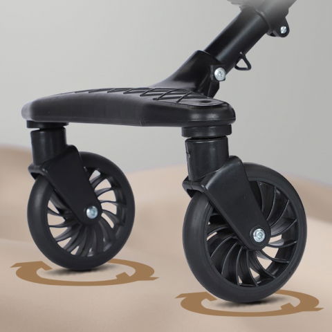 Carucior sport  3in1, 6-36 luni, reversibil, pliabil, tavita pentru masa, pozitie de somn, centura de siguranta, roti 360, suport pahar, copertina pentru soare, 32x63x95cm, negru model pisicute [5]