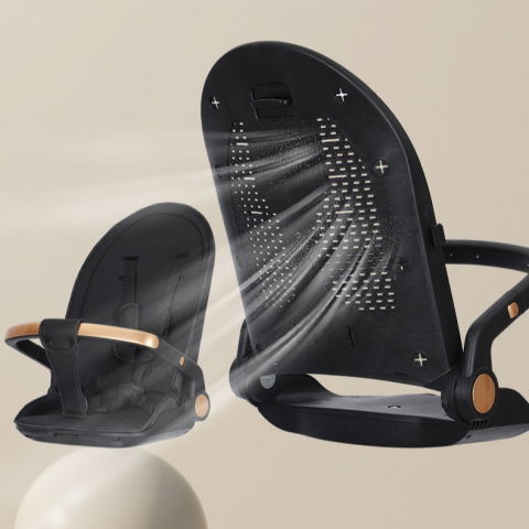 Carucior sport  3in1, 6-36 luni, reversibil, pliabil, tavita pentru masa, pozitie de somn, centura de siguranta, roti 360, suport pahar, copertina pentru soare, 32x63x95cm, negru model pisicute [7]