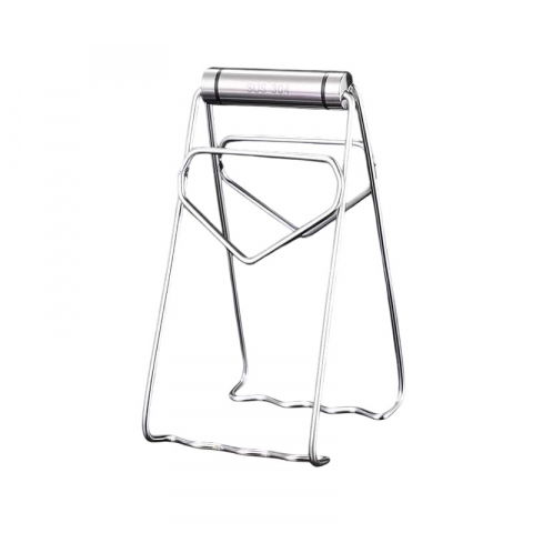 Organizatoare si accesorii pentru bucatarie - Clema pentru boluri, anti-alunecare, din otel inoxidabil, extindere, pentru oale, tigai, de uz casnic, rezistent la temperaturi inalte, 19.5x9.8x8 cm, gri