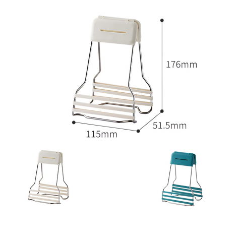 Clema pentru boluri, anti-alunecare, din silicon, de uz casnic, rezistent la temperaturi inalte, 17.6x11.5x5.15cm, gri [1]