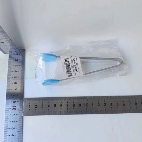 Cleste creativ pentru mancare, model inimioare din silicon, 14.5x3 cm, rezistent la temperaturi inalte si coroziune, albastru [8]