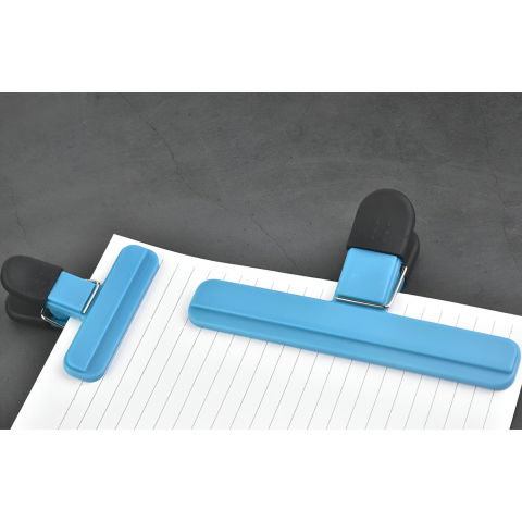 Cleste multifunctional pentru sigilarea pungilor, din plastic, mentine alimentele proaspete, 15x7.5 cm, albastru [1]