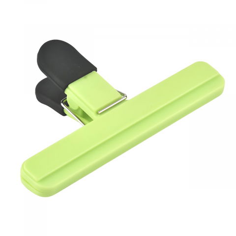 Accesorii și ustensile in bucatarie - Cleste multifunctional pentru sigilarea pungilor, din plastic, mentine alimentele proaspete, 15x7.5 cm, verde
