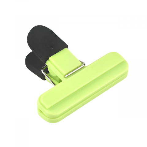 Accesorii și ustensile in bucatarie - Cleste multifunctional pentru sigilarea pungilor, din plastic, mentine alimentele proaspete, 7x6.5 cm, verde